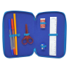 Astuccio Scuola Paw Patrol 3 Zip Completo Portacolori con Pennarelli Giotto Turbo Color 43 Pezzi Multoscomparto Premium