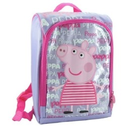 Zaino Termico Peppa Pig per Asilo – 30 cm con Funzione Portapranzo