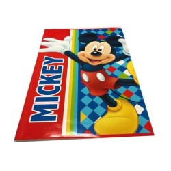 Mickey Disney Maxi Rig.10MM Quaderno 80gr A4 -Soggetti Assortiti 10Pz Topolino