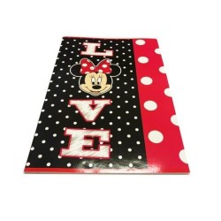 Minnie Disney Maxi Rig.B Quaderno 80gr A4 rigatura -Soggetti Assortiti 10Pz Bambina