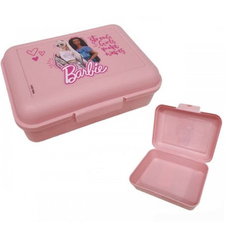 Barbie Lunch Box Porta Pranzo Bambina – Scatola Merenda Scuola 17x14x6 cm – Ufficiale Mattel