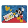 TOVAGLIETTA ALL'AMERICANA DISNEY MICKEY IN PLASTICA MORBIDA ANTISCIVOLO RIPIEGABILE LAVABILE DA COLAZIONE PRANZO CM.44X30