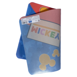 TOVAGLIETTA ALL'AMERICANA DISNEY MICKEY IN PLASTICA MORBIDA ANTISCIVOLO RIPIEGABILE LAVABILE DA COLAZIONE PRANZO CM.44X30