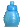Borraccia Plastica Forza Napoli Sport con Beccuccio Retrattile - 400 ml per Scuola e Tempo Libero