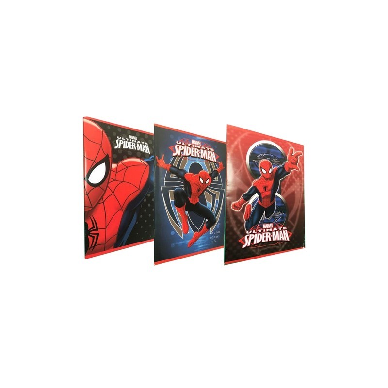Set 10 Quaderni Maxi Spiderman Rigo B - Carta 100gr Premium
