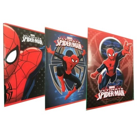 Set 10 Quaderni Maxi Spiderman Rigo B - Carta 100gr Premium