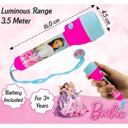 Torcia LED Barbie – Luce Notturna per Bambine | Idea Regalo Originale | Portatile, Sicura e Facile da Usare