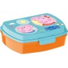 Portapranzo Contenitore Peppa Pig Porta Merenda 17x14x6 cm - Scuola e Tempo Libero