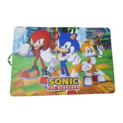 Tovaglietta Colazione-Pranzo all'Americana Sonic in plastica morbida antiscivolo ripiegabile lavabile CM.43x28