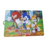 Tovaglietta Colazione-Pranzo all'Americana Sonic in plastica morbida antiscivolo ripiegabile lavabile CM.43x28