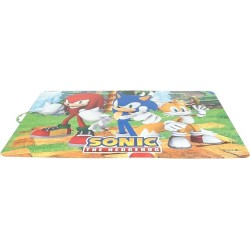 Tovaglietta Colazione-Pranzo all'Americana Sonic in plastica morbida antiscivolo ripiegabile lavabile CM.43x28