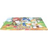 Tovaglietta Colazione-Pranzo all'Americana Sonic in plastica morbida antiscivolo ripiegabile lavabile CM.43x28