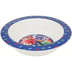 Ciotola Piatto Fondo Pjmasks in Plastica per Microonde diametro 15 cm Piatti Bambino
