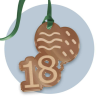 Tag in Plexiglass Personalizzato 18° Compleanno – Segnaposto Bomboniera Festa Elegante 6cm – Vari Colori