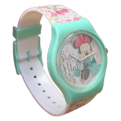 Orologio Analogico Minnie Mouse da polso in Scatola di latta Idea Regalo Bambina