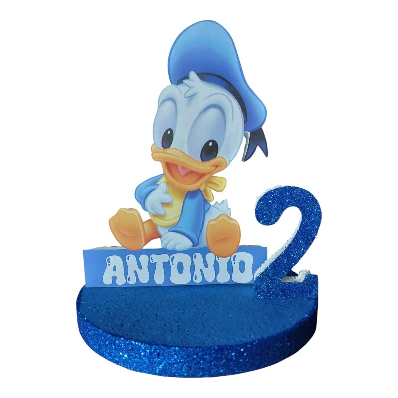 Centro Tavola 3D Paperino Baby - Compleanno Personalizzato