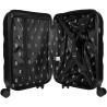 Trolley Juventus Valigia da Viaggio Cabina 55 cm in ABS - Bagaglio a Mano Unisex Adulto Ufficiale Nero