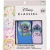 Lilo & Stitch Slip Bambini 5-6 Anni – Box 3pz in Cotone | Intimo Disney Comodo e Traspirante