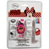 "Orologio da Polso Digitale Disney Minnie: Personalizza il Tuo Stile con 2 Cinturini Colorabili e 4 Pennarelli!"