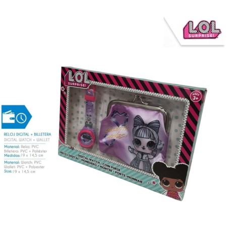Orologio con portamonete Disney Lol Surprise idea regalo Bambina