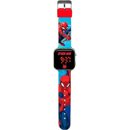 Orologio a LED Spiderman Marvel - Idea Regalo per Bambini e Fan di Uomo Ragno