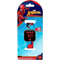 Orologio a LED Spiderman Marvel - Idea Regalo per Bambini e Fan di Uomo Ragno