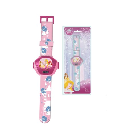 Orologio Digitale da Polso Principesse Disney con Proiettore di Immagini