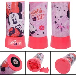 Lampada LED Minnie Mouse Disney 20cm | Proiettore Luce Notturna Senza Fili Bambini | Idea Regalo Camera