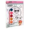 L.O.L SURPRISE! SET PER DIPINGERE CON PITTURA COLORI AD ACQUA SCUOLA E TEMPO LIBERO BAMBINA