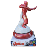 Lampada 3D Iron Man Marvel Avengers LED da Tavolo Comodino Bambini Regalo Super Eroe Luce Notturna
