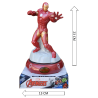 Lampada 3D Iron Man Marvel Avengers LED da Tavolo Comodino Bambini Regalo Super Eroe Luce Notturna