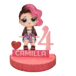 Centro Tavola 3D LOL Surprise - Compleanno Personalizzato