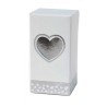 Scatoline Porta Confetti a Cuore Silver – Set Fai-da-te 20 pz, 4x4x8.5 cm
