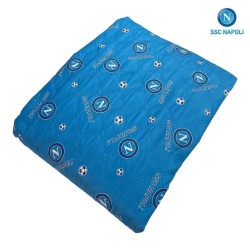 Trapuntino Singolo SSC Napoli microfibra Copriletto Prodotto Ufficiale cm 170 x 270 Idea Regalo