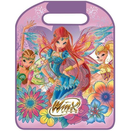 Proteggi Sedile Auto Bambina Winx 44x57 cm - Copri Sedile Impermeabile, Antimacchia, Facile da Pulire