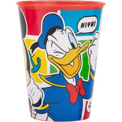 Bicchiere in Plastica Mickey Disney 260 ml per Bambini, Scuola e Tempo Libero, Design Topolino