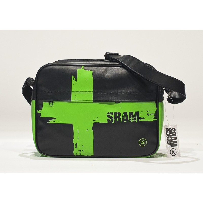 "Tracolla X-Road SBAM Modello Postina - Verde - Ideale per Scuola e Tempo Libero"