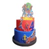 Torta Scenografica Personalizzabile Avengers Marvel in Polistirolo – Decorazione Compleanno Bambini Supereroi, Effetto 3D