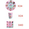 Coordinato per Feste Compleanno Cry Babies Kit Party Bambini Festa e Party