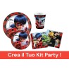 Coordinato per Feste Compleanno Miraculous Disney Lady Bugs Kit Party Bambini Festa e Party