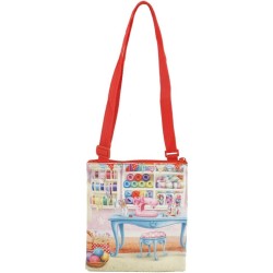 Borsa Passeggio Minnie Disney con Tracolla Regolabile 18x20cm Borsetta idea regalo Bambina