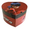 Cofanetto Portagioie Musicale Miraculous Ladybug – Scatola Gioielli a Forma di Cuore