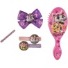 Set Accessori Capelli Bambina 44 Gatti Disney – Spazzola, Mollette, Elastici e Clip con Fiocco Idea Regalo Perfetta