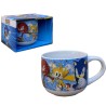 Tazza Larga Jumbo Sonic 380ml in Ceramica – Tazzone Colazione Microonde e Lavastoviglie – Idea Regalo