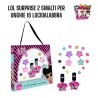 Set Cosmetica Lol Surprise - 2 Smalti Per Unghie + 16 lucidalabbra Valigetta Regalo Bambina