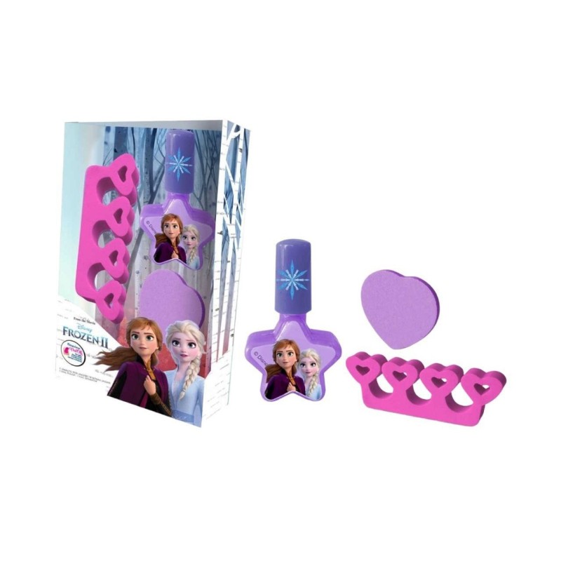 Smalto Per Unghie + Limetta + Separa Dita + Stikers di Frozen Disney Accessori Moda Bambina