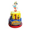 Torta Scenografica Pinocchio in Polistirolo 3D – Centro Tavola per Compleanno Bambini Personalizzabile con Nome e Numero