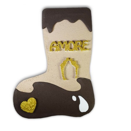 Calza Befana in Polistirolo 3D Scatola contenitore Amore 40x27x13 Porta Caramelle Cioccolatini ecc...