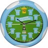 OROLOGIO DA PARETE CUORE BIANCO AZZURRO CASA UFFICIO