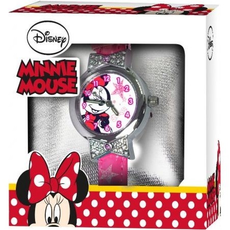 Orologio Analogico da Polso Minnie Disney per Bambina con Confezione Regalo